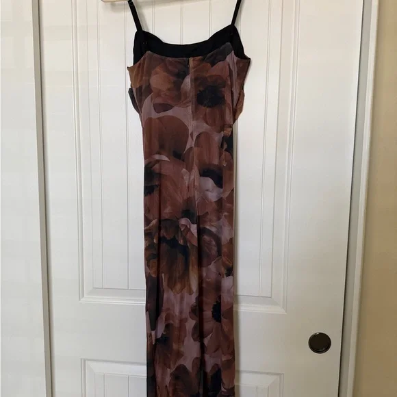 NWT - Showpo Rosalez Midi Brown Bodycon Ruched Dress - Size 8 - Picture 6 of 9